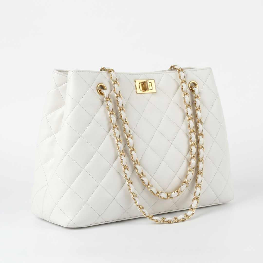 Enshee Puket Premium Handbag - White