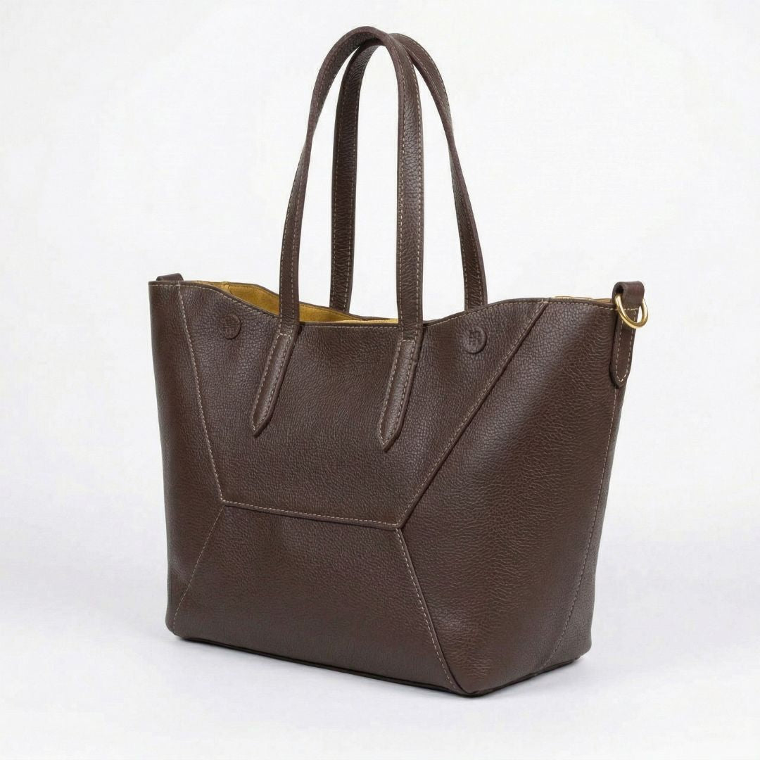 Enshee Cyme Prime Handbag - Dark Brown