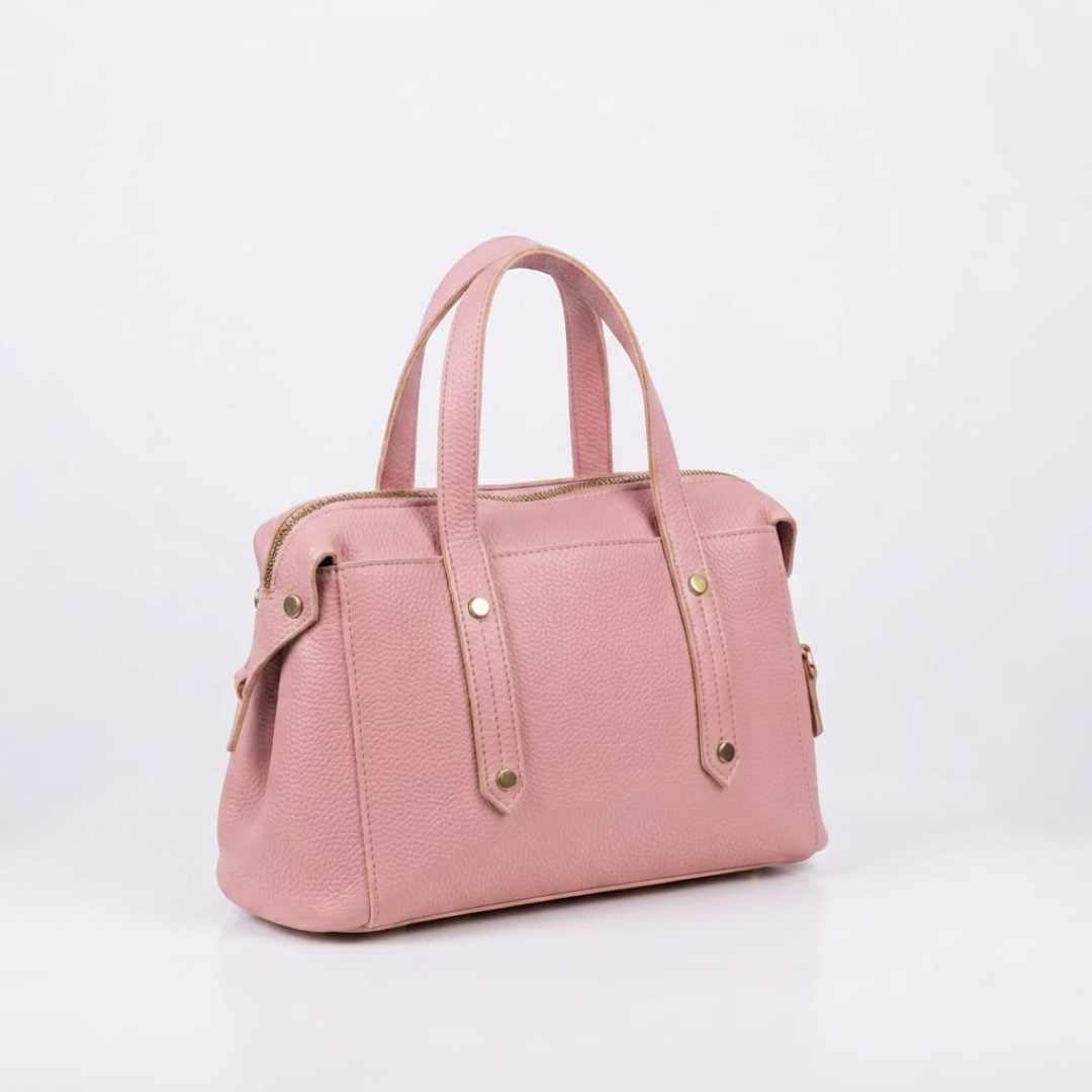 Enshee Drum Handbag - Blush Pink