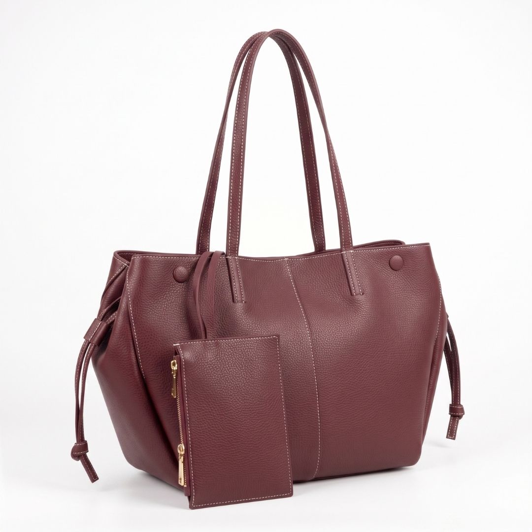 Enshee Cyme Handbag - Maroon