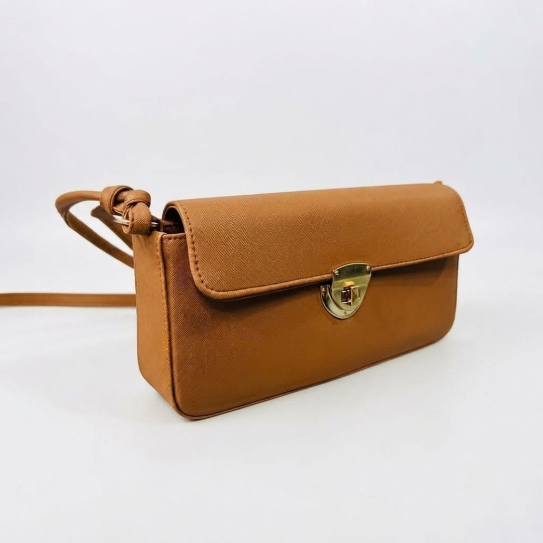 Enshee Fyla Crossbody - Mustard Brown