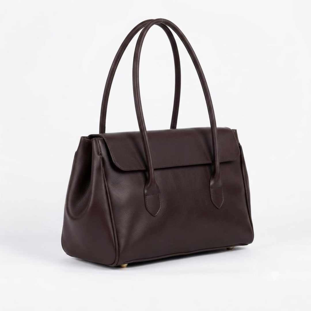 Enshee Lonn Handbag - Dark Brown