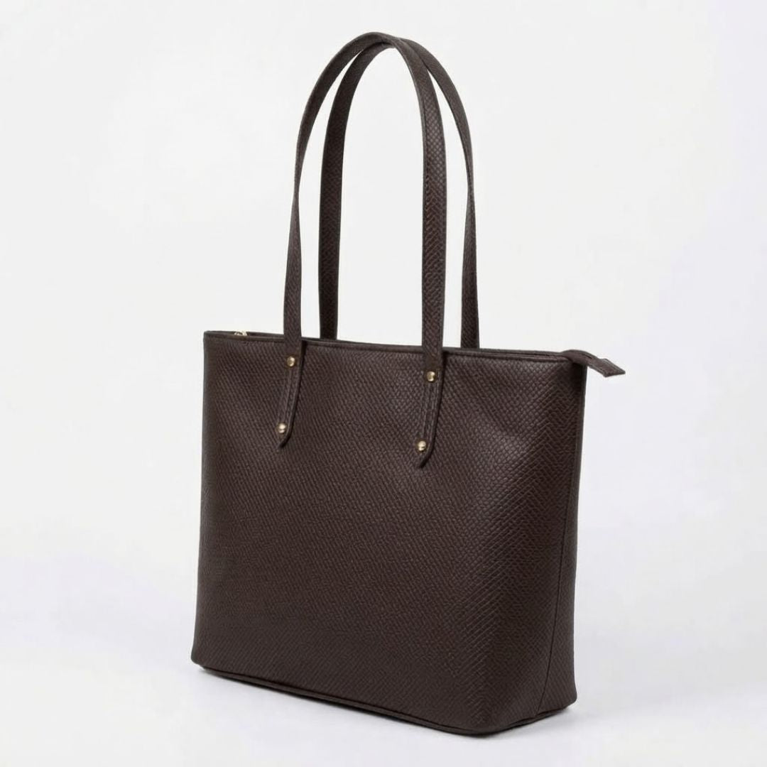 Enshee Leeva Tote bag - Dark Brown