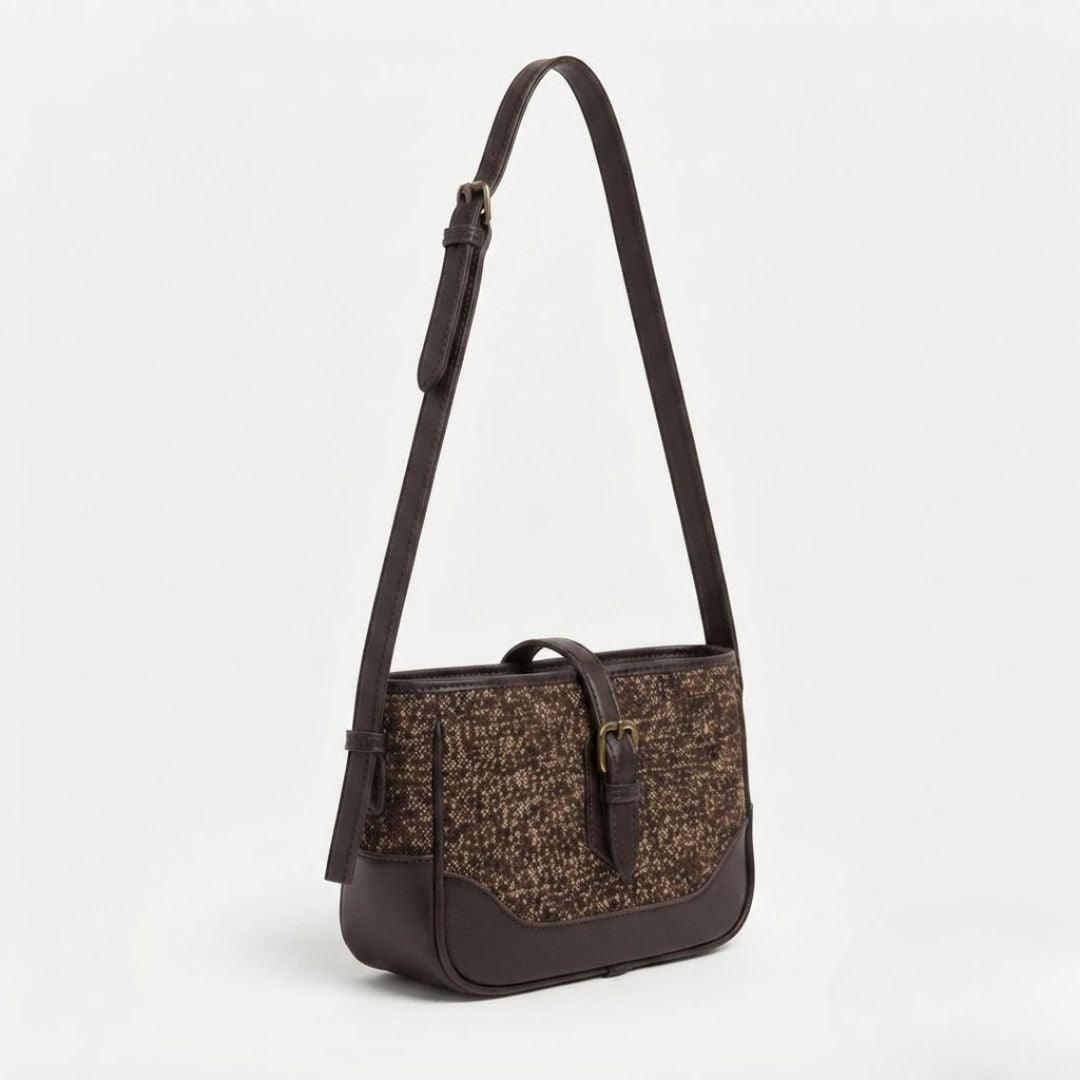 Enshee Sienna Crossbody - Dark Brown