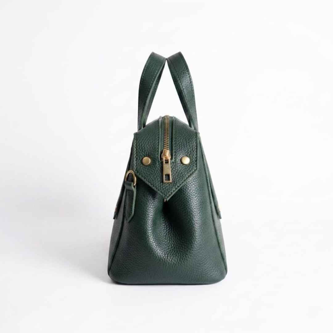 Enshee Drum Handbag - Green