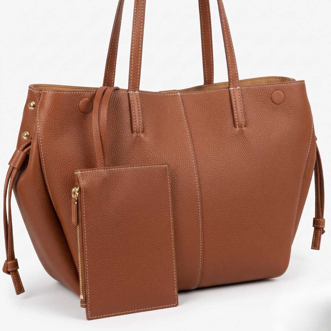 Enshee Cyme Handbag - Brown