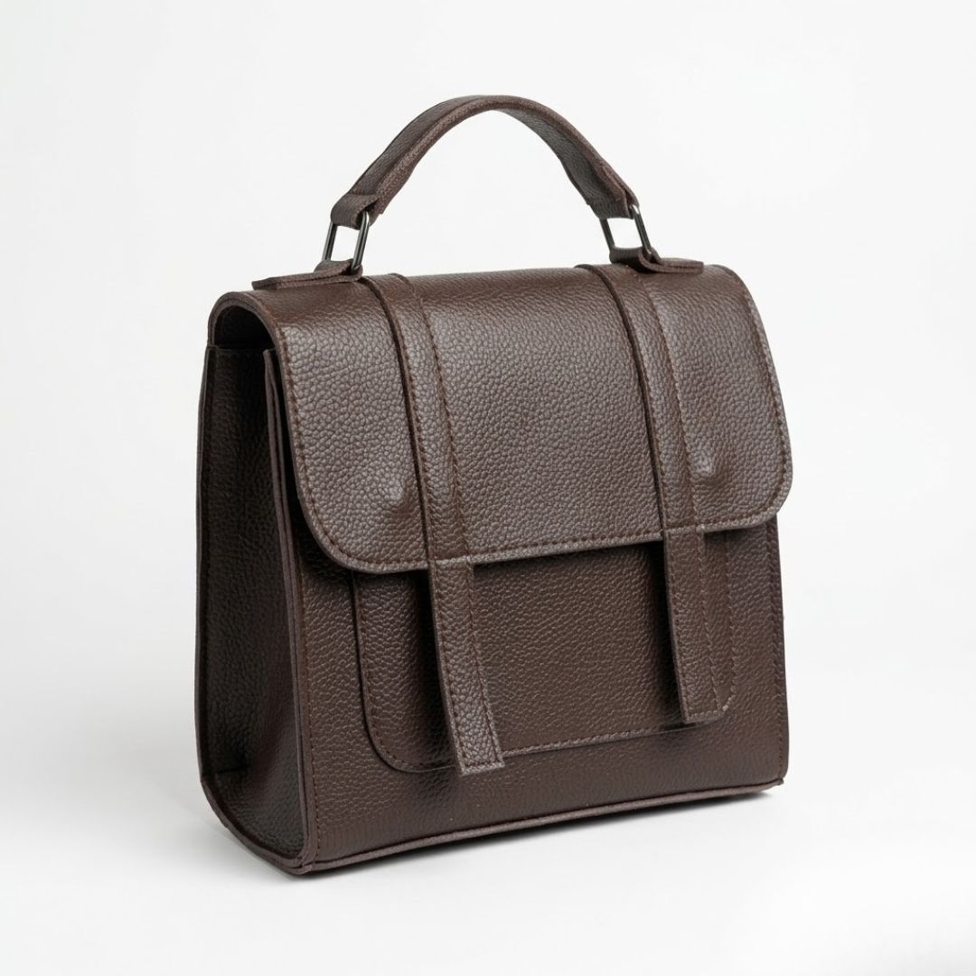 Enshee Winnie 2 in 1 Backpack - Dark Brown
