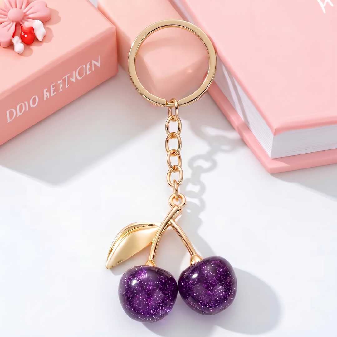 Cherry Keychain