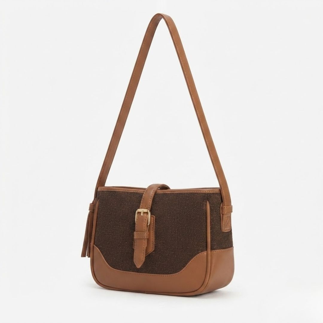 Enshee Sienna Crossbody - Mustard Brown