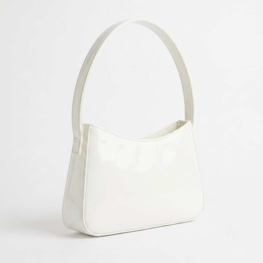 Enshee Cherry Bag - Pearl White