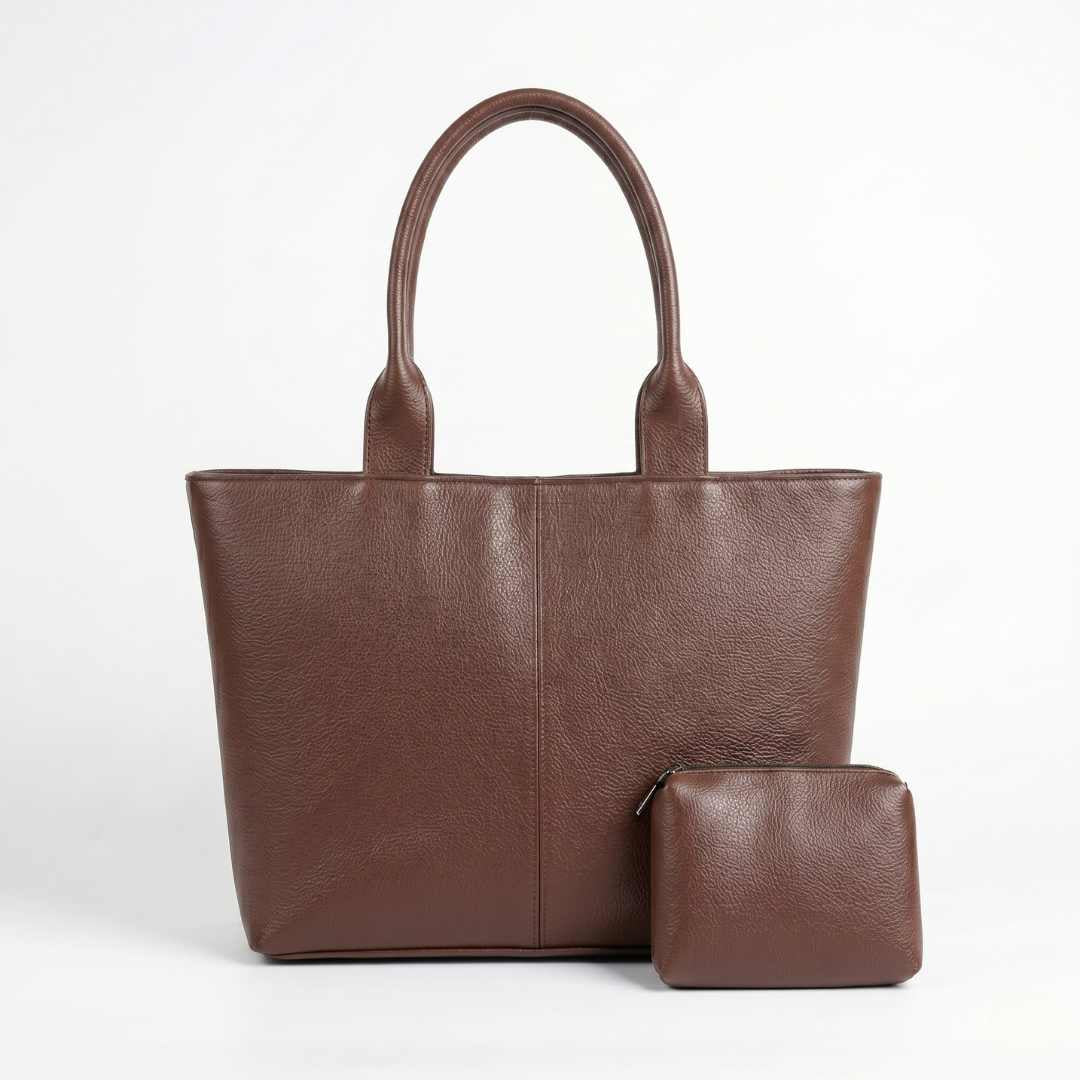 Enshee Bella Handbag - Dark Brown