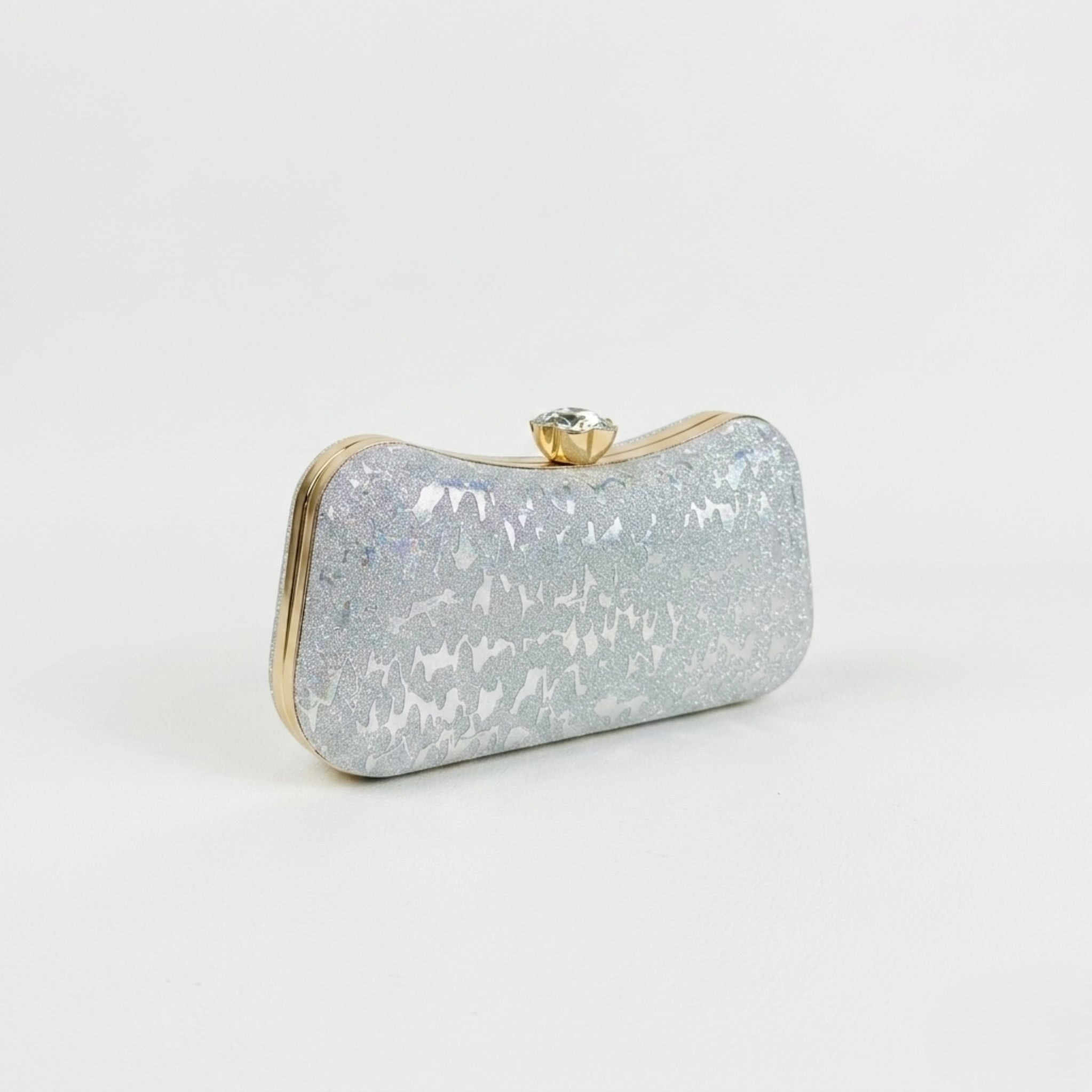 Enshee Stardust Clutch - Silver