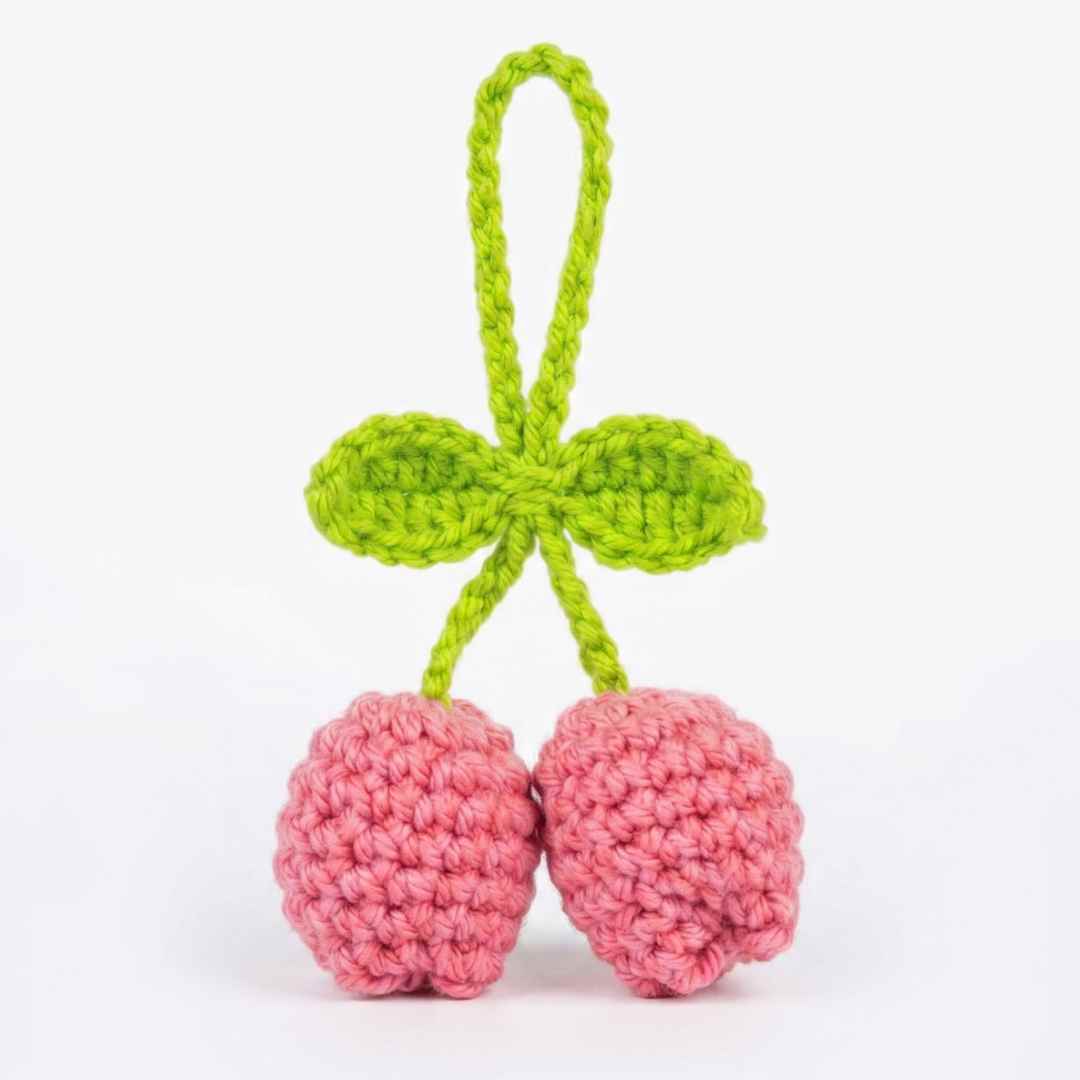 Cherry Drop Keychain