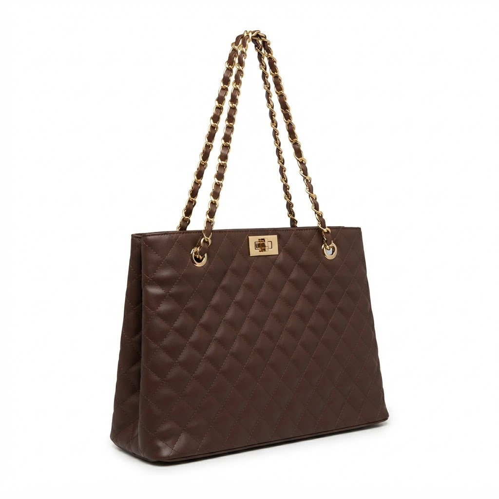 Enshee Puket Premium Handbag - Dark Brown