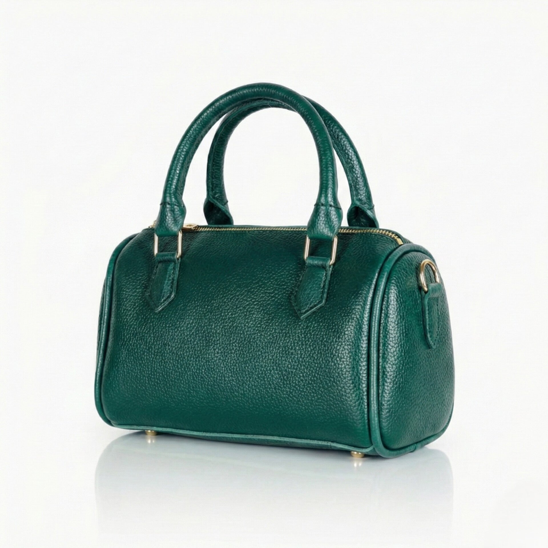 MINI DUFFLE GREEN BAG
