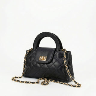 TWIST LOCK CROSSBODY BAG