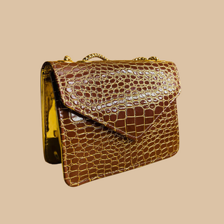 Marble Crossbody Brown