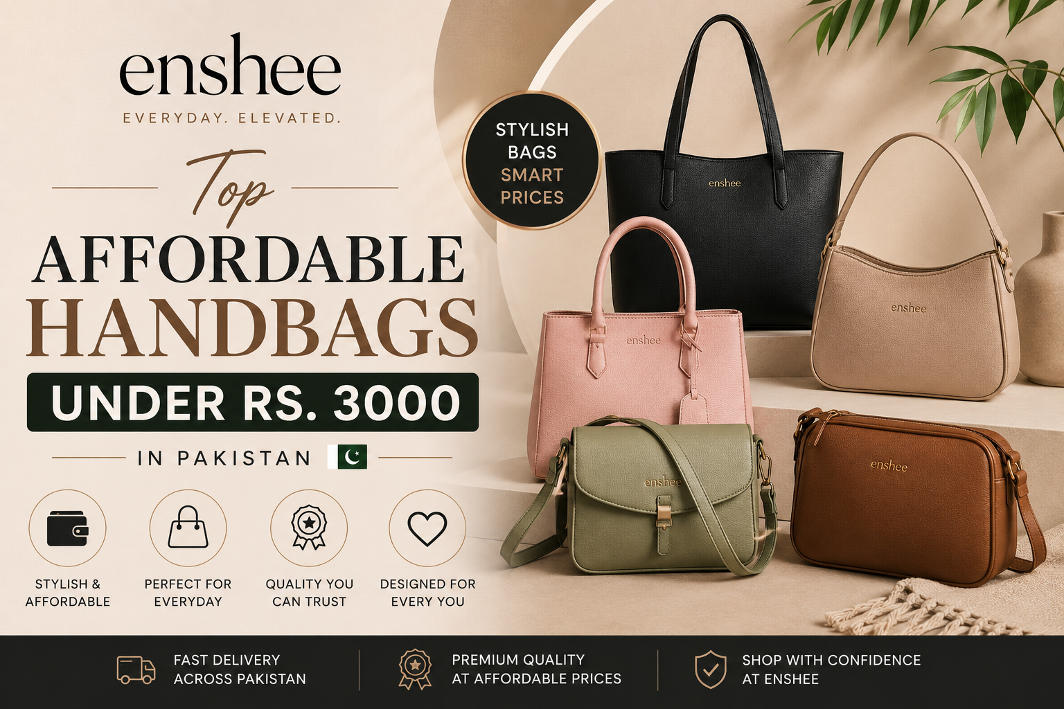 affordable handbags under Rs. 3000 in Pakistan