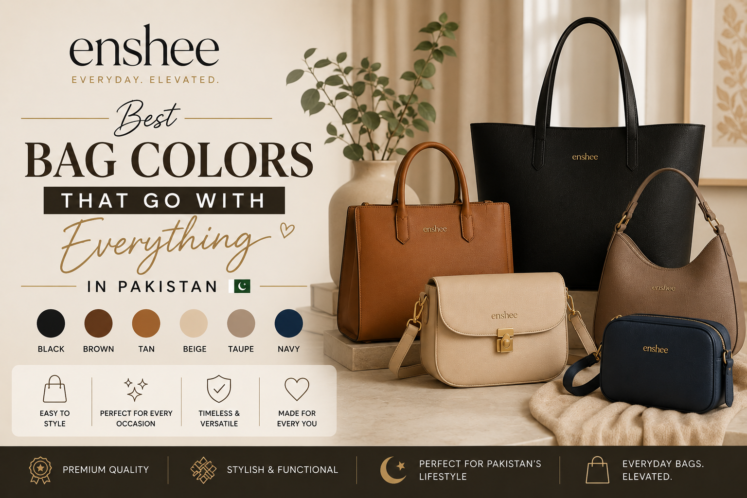 best bag colors that go with everything