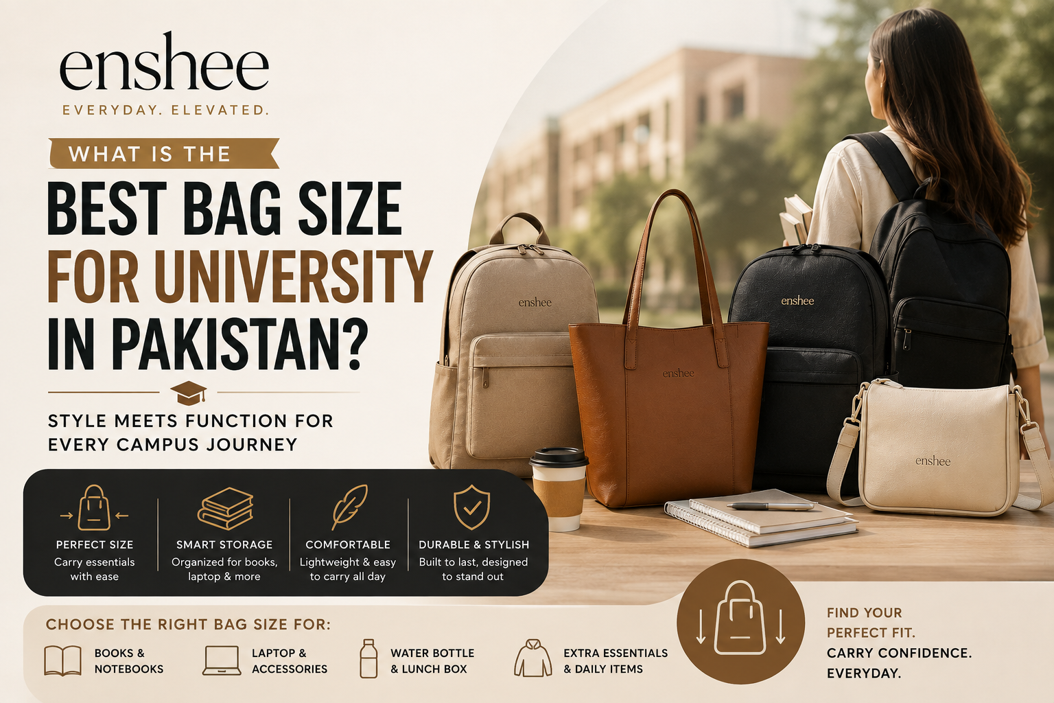 Best Bag Size for University in Pakistan