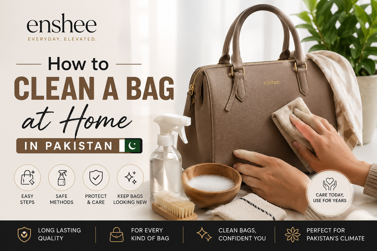 how to clean a bag at home in Pakistan