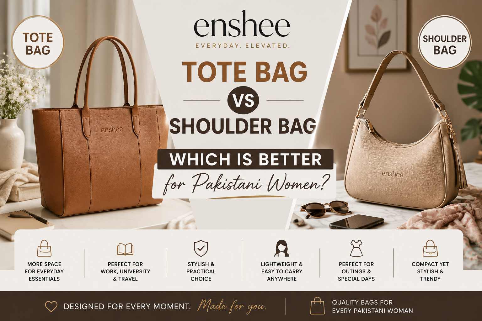 Tote Bag vs Shoulder Bag