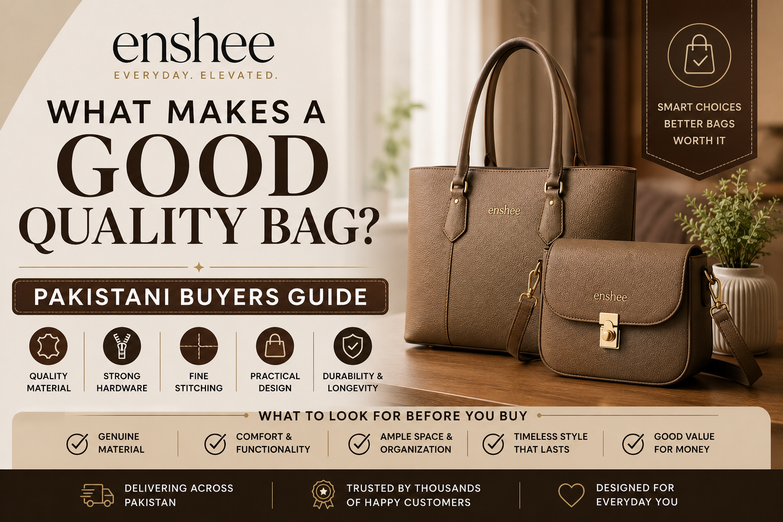 good quality bag (in Pakistan)