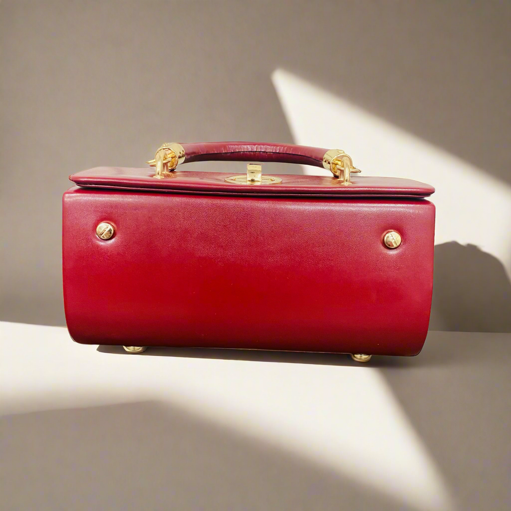 NEW FOMO MAROON HANDBAG