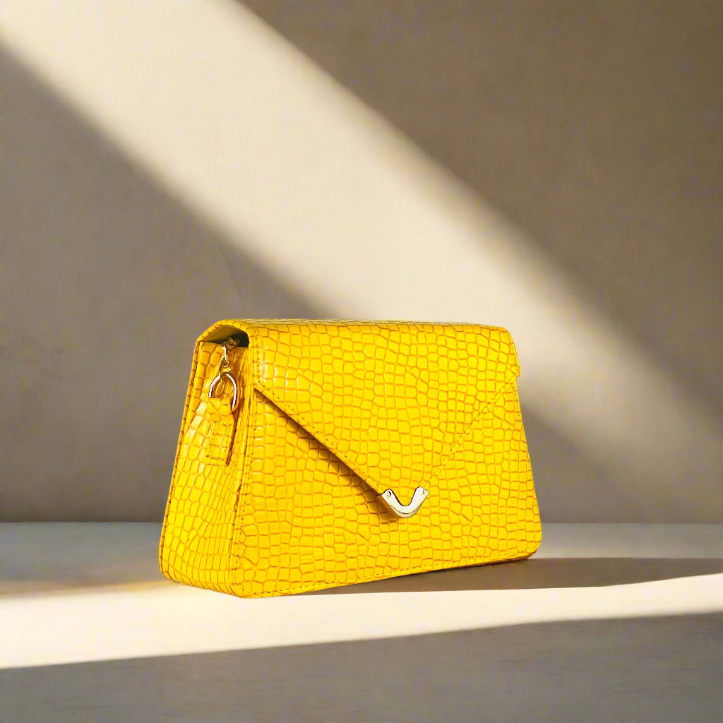 VEE CROSSBODY MUSTARD