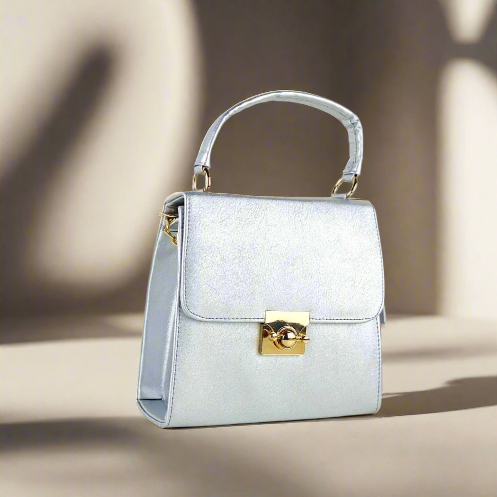 FURRY-HANDBAG-SILVER