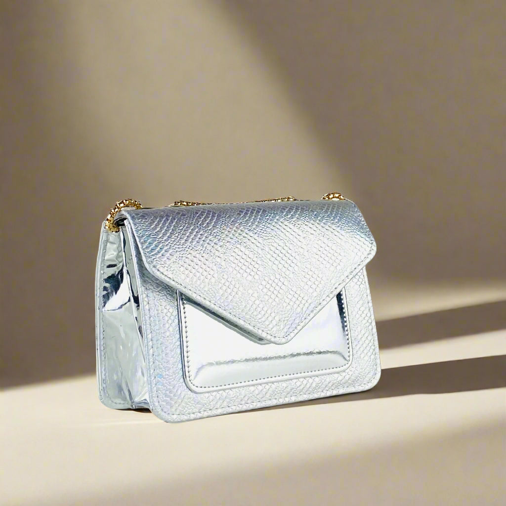 RAINBOW CROSSBODY SILVER