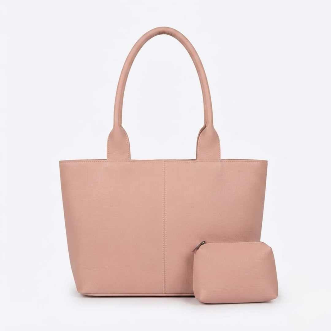 Enshee Bella Handbag - Blush Pink
