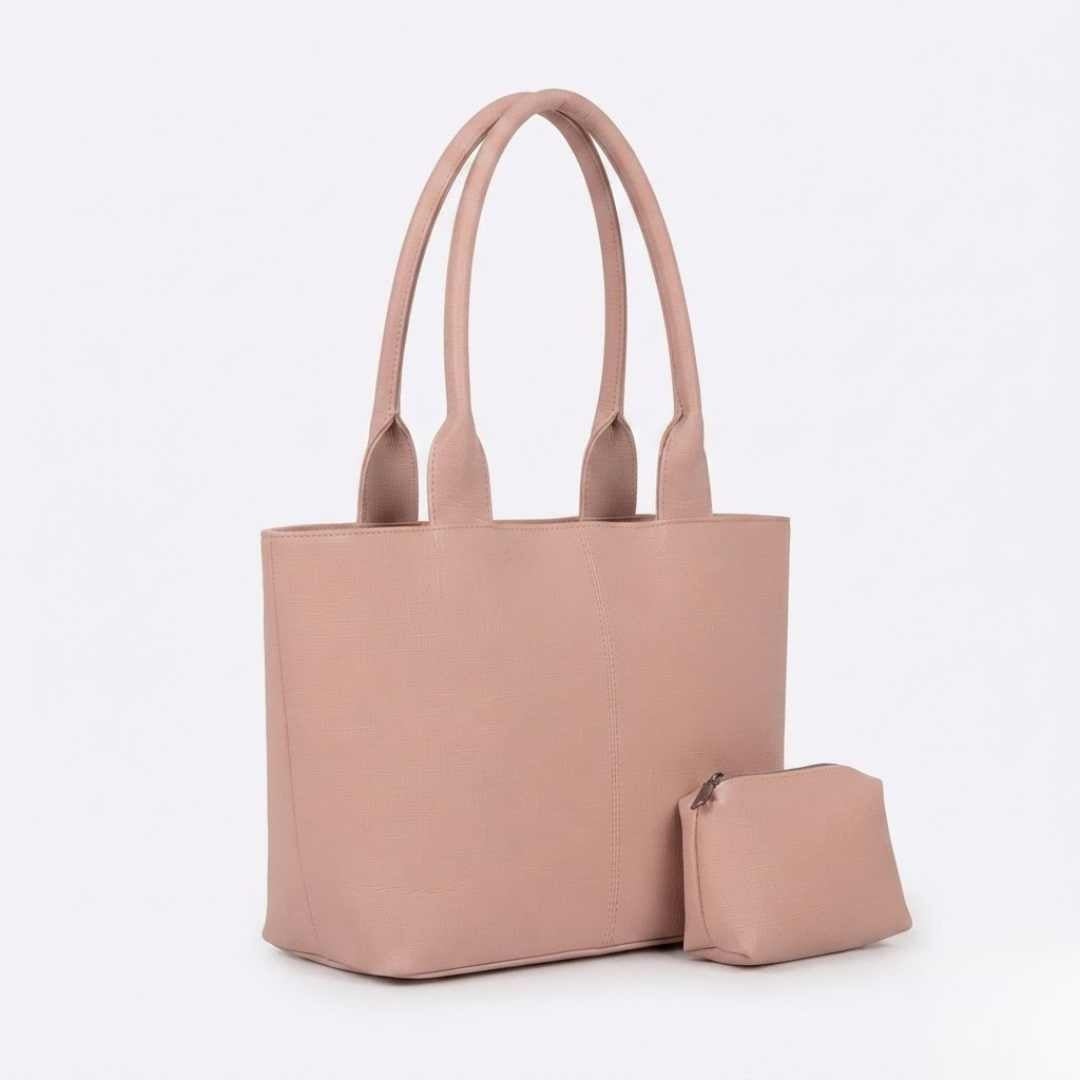 Enshee Bella Handbag - Blush Pink
