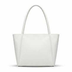 White handbag on a white background