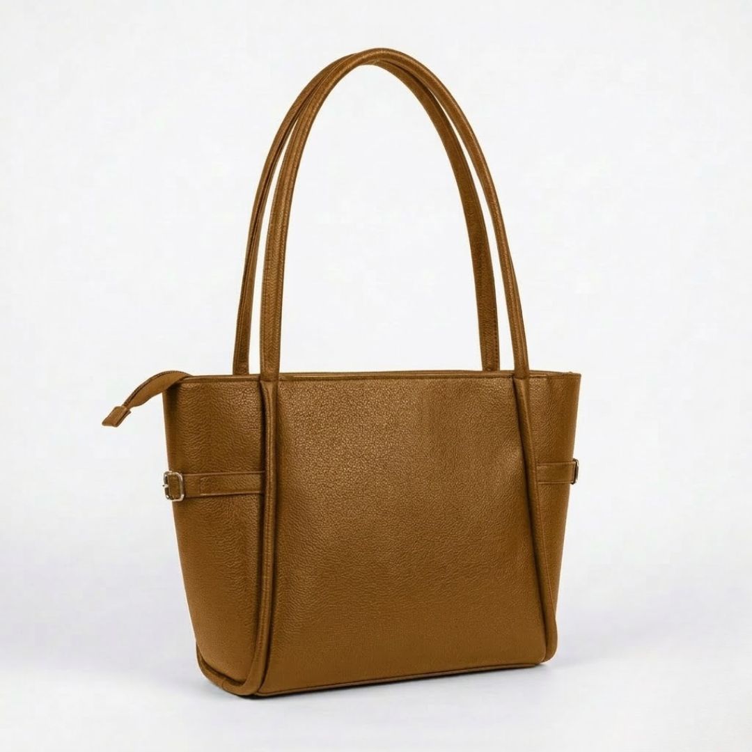 Enshee Juno Tote - Mustard Brown