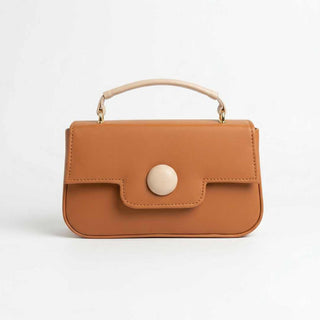 Auvex Mini Satchel — Mustard Brown