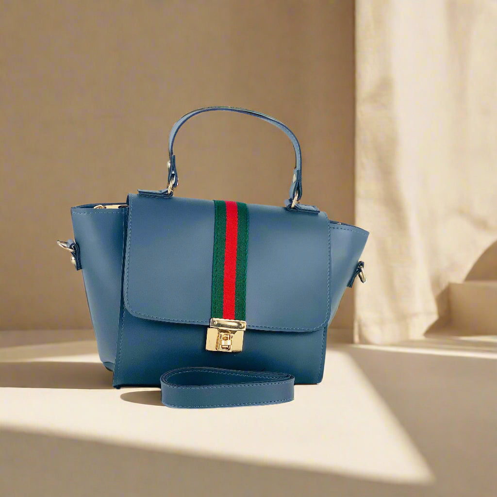 BOXY GREY HANDBAG