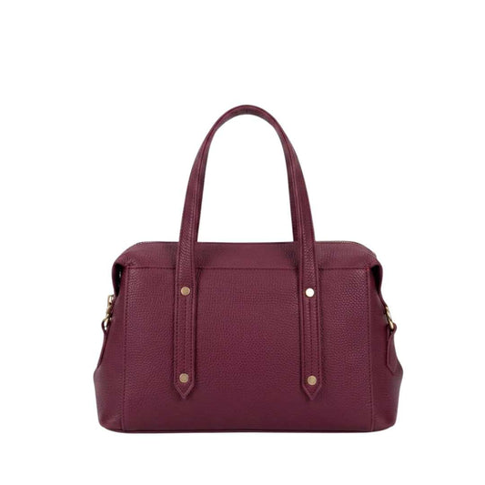 Enshee Drum Handbag - Maroon