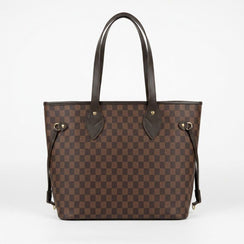 Enshee Classic Check Tote - Brown