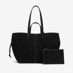 Enshee Cyme Velvet Bag - Black