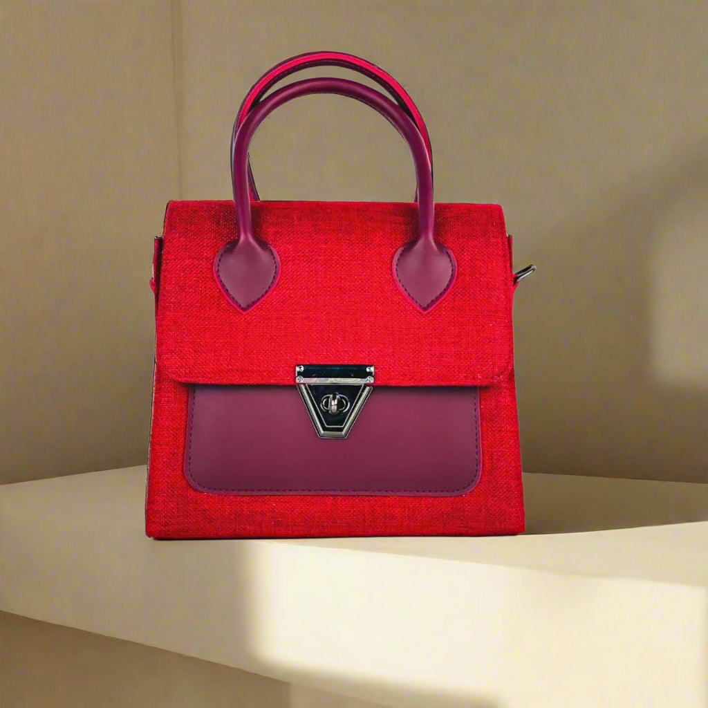 MUFFLE-HANDBAG-MAROON