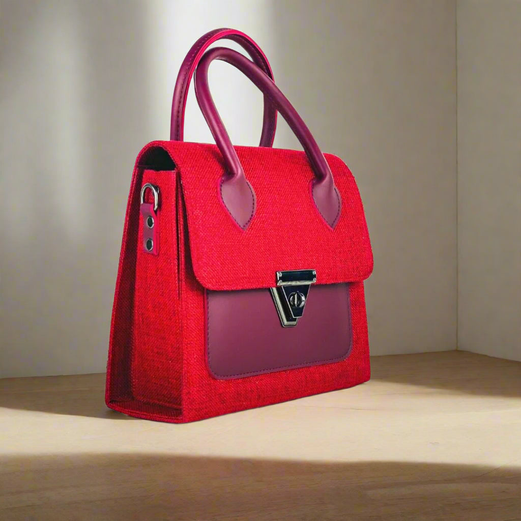 MUFFLE-HANDBAG-MAROON