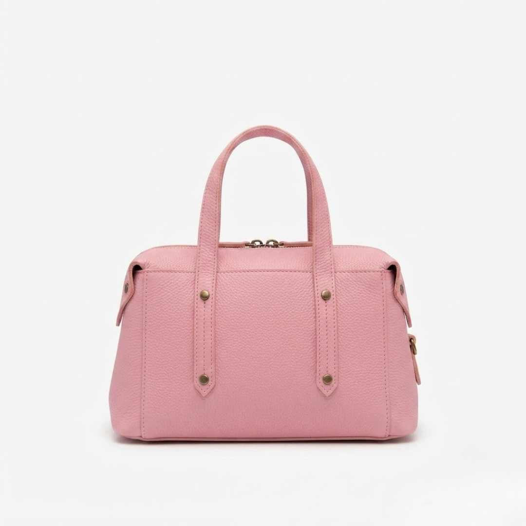Enshee Drum Handbag - Blush Pink