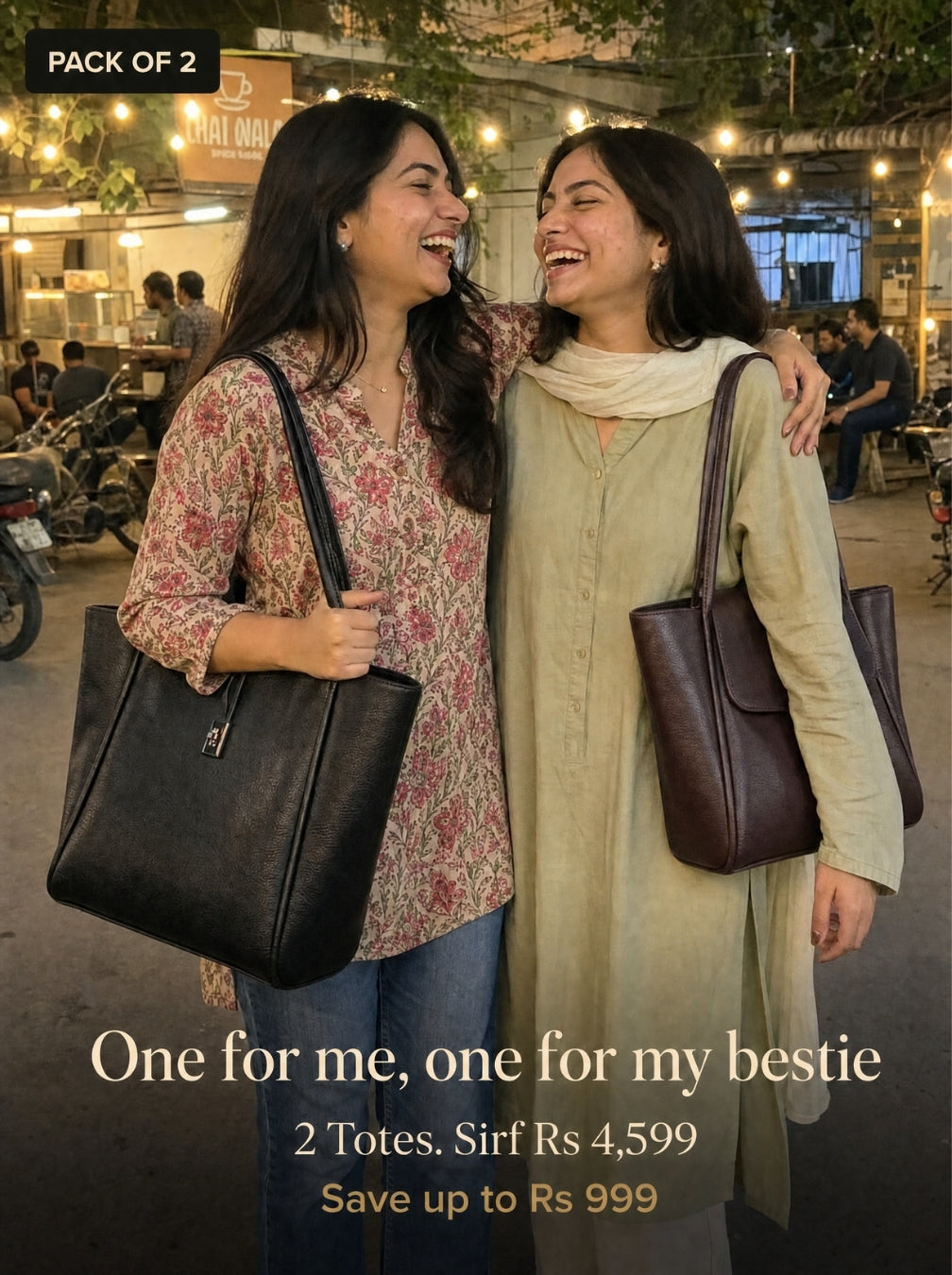 Tote Duo | Pack of 2 | Choose Any 2 Totes