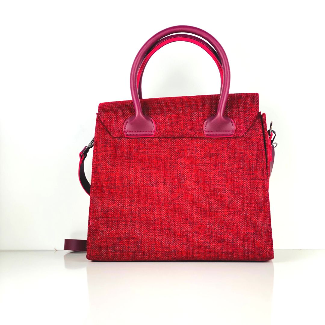 MUFFLE-HANDBAG-RED
