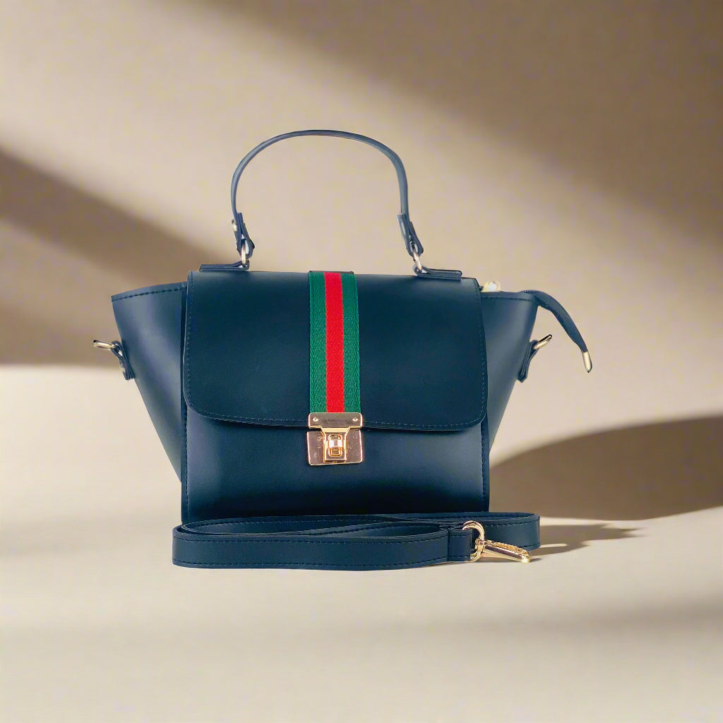 BOXY BLACK HANDBAG