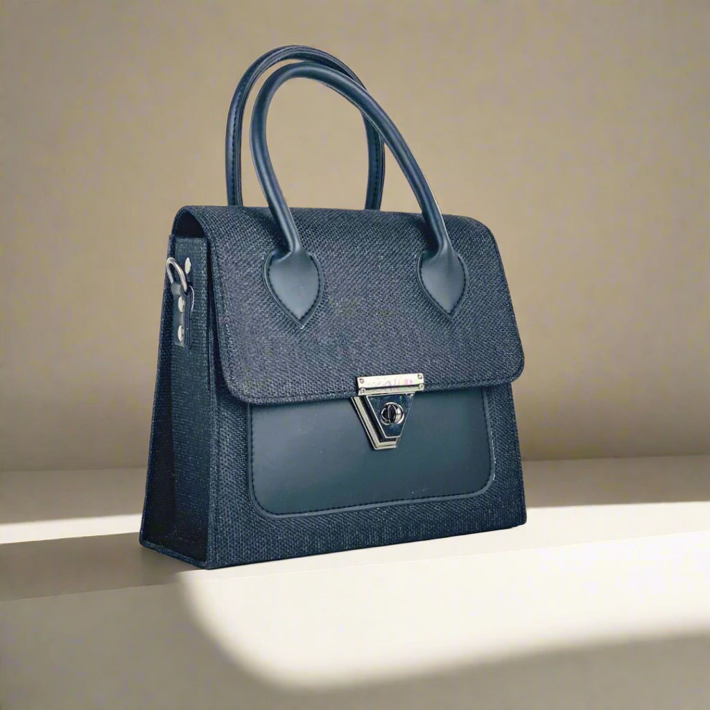 MUFFLE-HANDBAG-BLACK