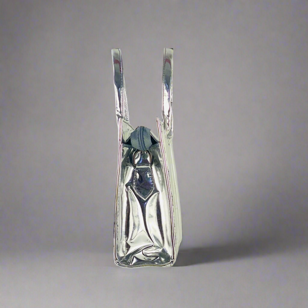THE TOTE BAG SILVER