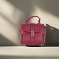 FLAPPY MAROON HANDBAG