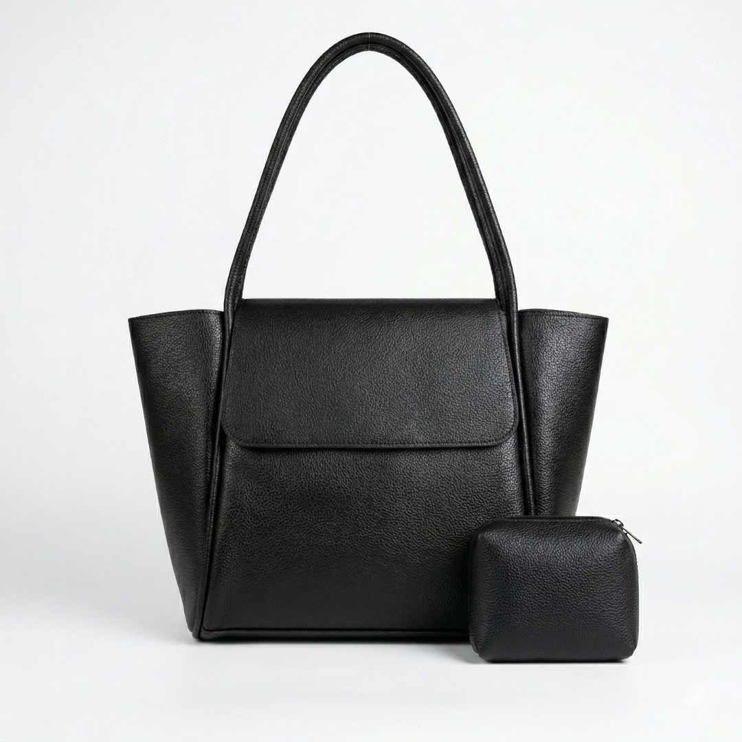 Jadel Large Tote — Black